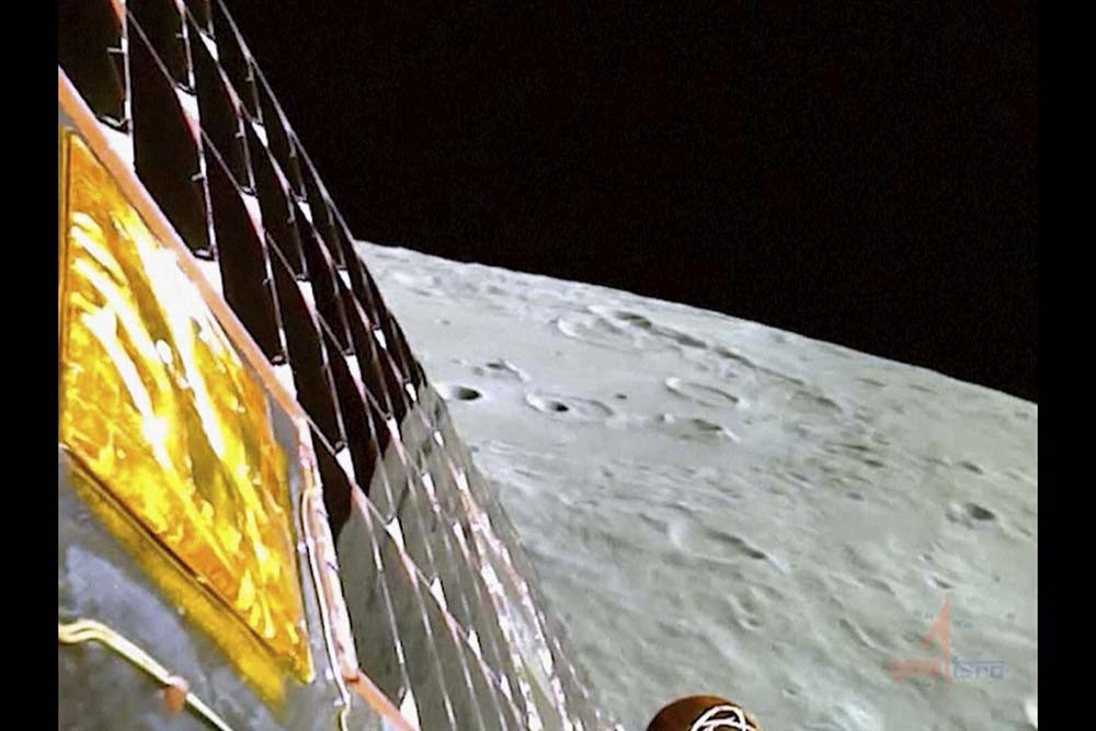 India lands a spacecraft near moon's south pole, a first for the world as it joins elite club